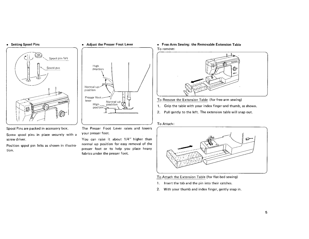 Kenmore 385.101118, 385.115518 owner manual II L 00nH=gh, Setting Spool Pins 