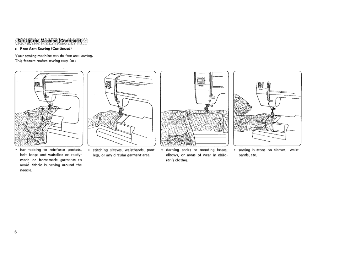 Kenmore 385.115518, 385.101118 owner manual Free-Arm Sewing 