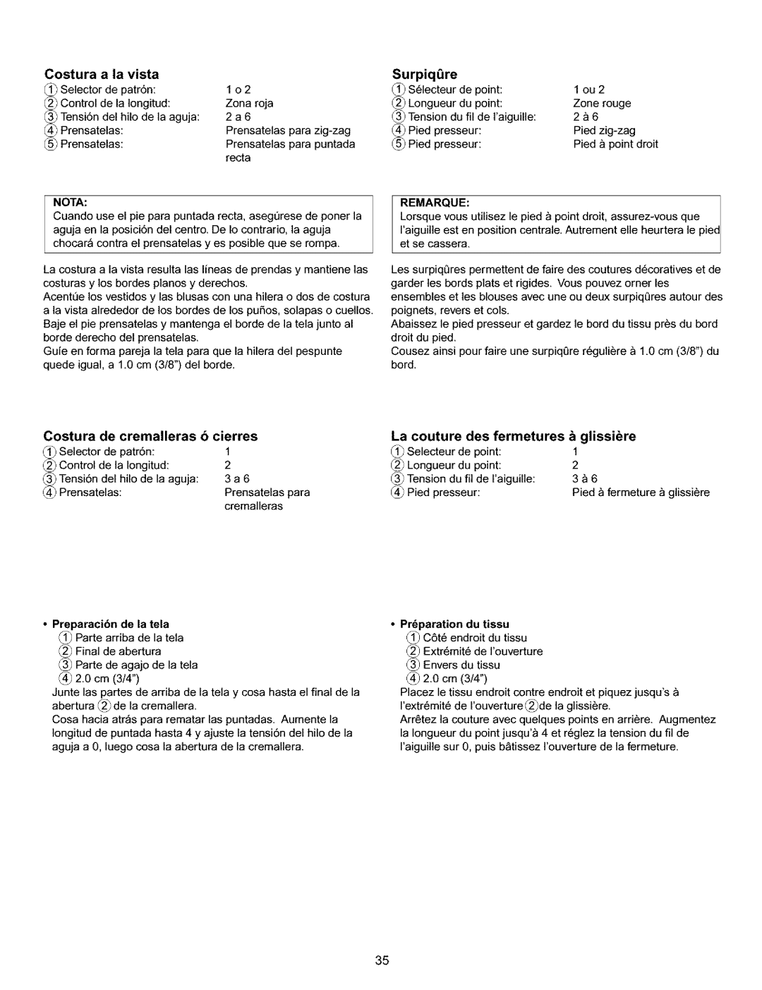 Kenmore 385.15516 owner manual SurpiqQre, Glissire 