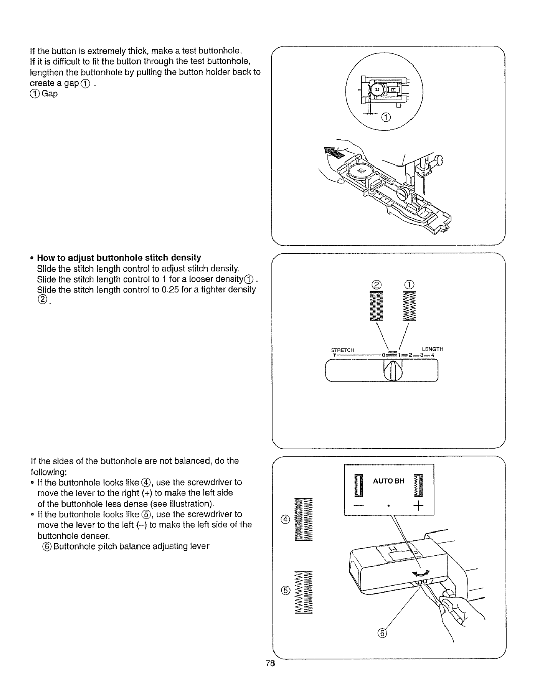 Kenmore 385.162213 owner manual Auto BH + 