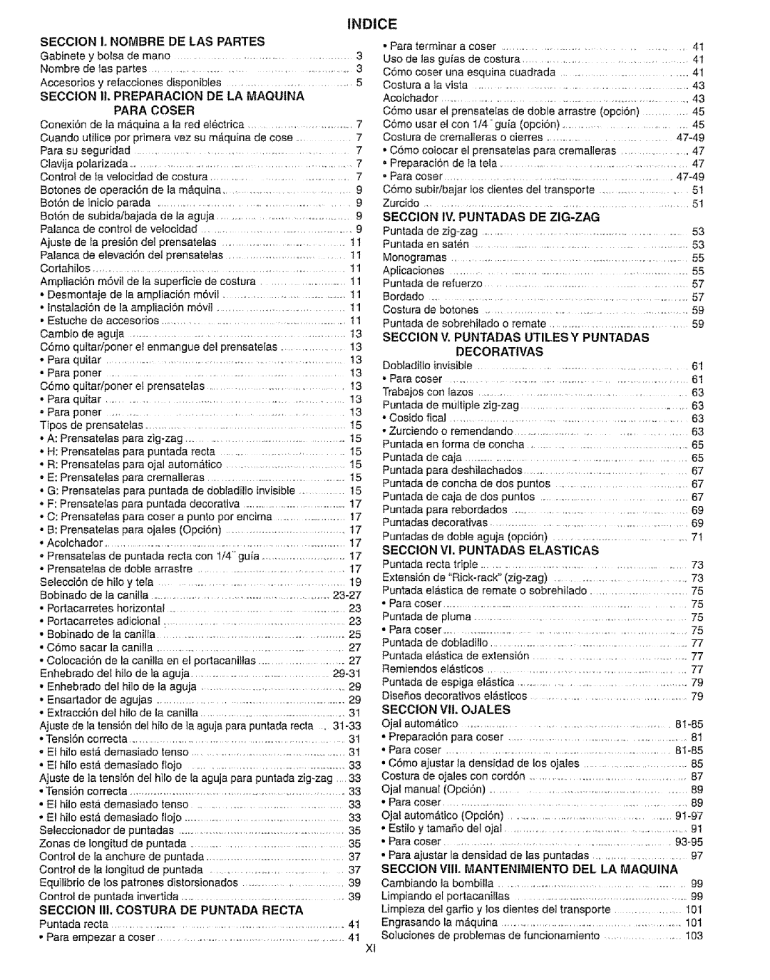 Kenmore 385.16231 owner manual DECORATtVAS, SECCtON 