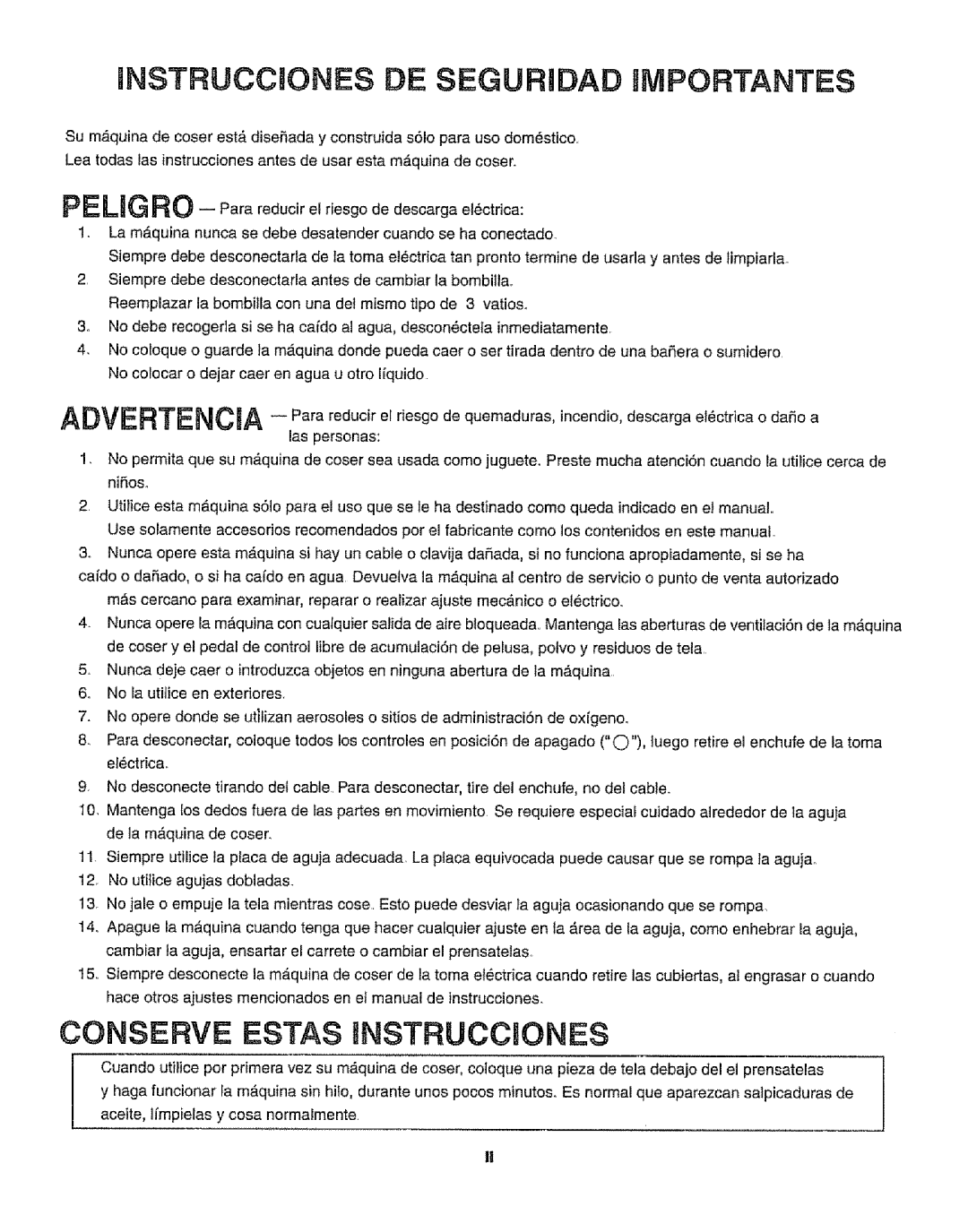 Kenmore 385.19365 owner manual Instrucciones DE Segurjdad Iimportantes 