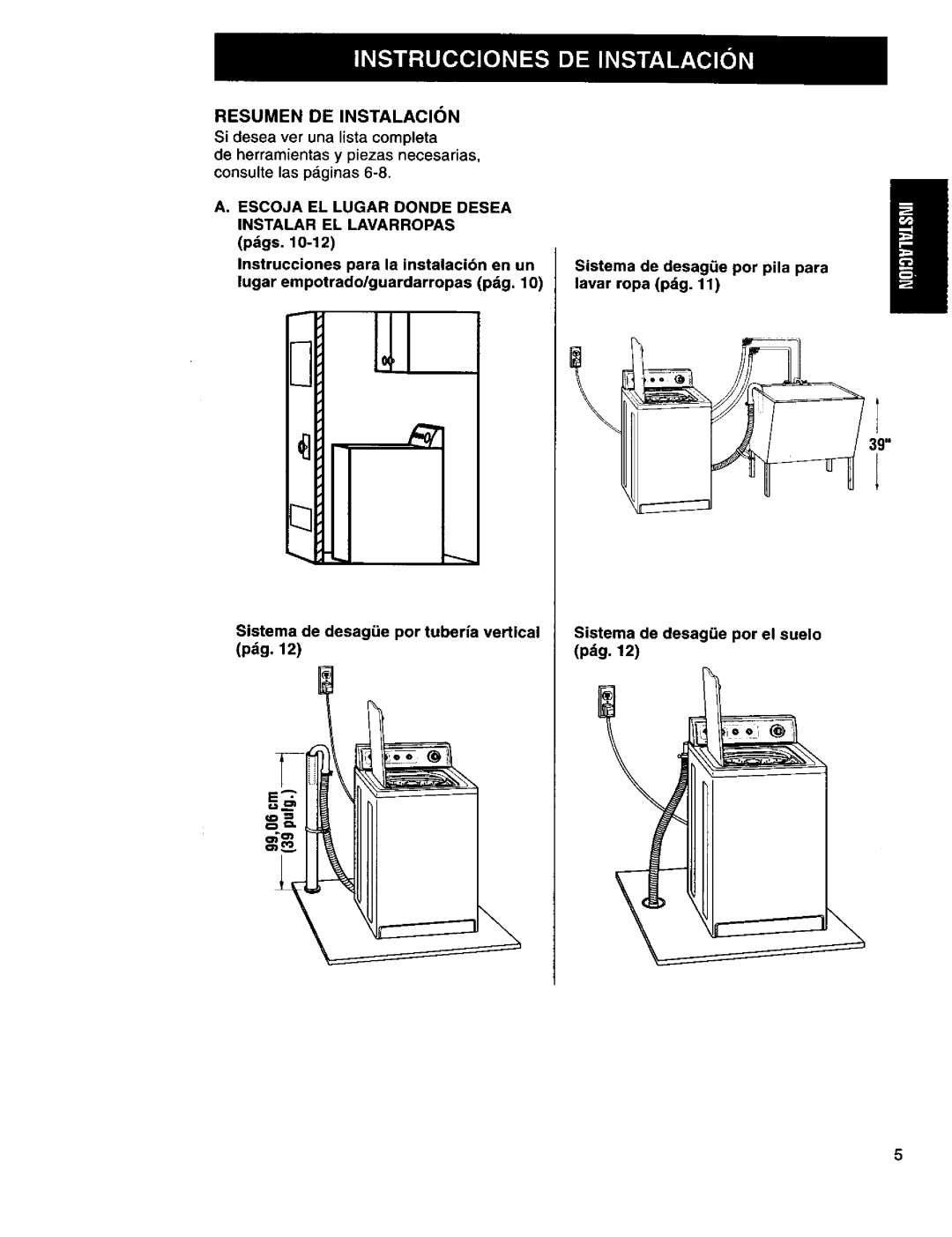 Kenmore 11026832692, 3950145 Sistema de desagJe por pila para lavar ropa pdg, Sistema de desagJe por el suelo pdg 