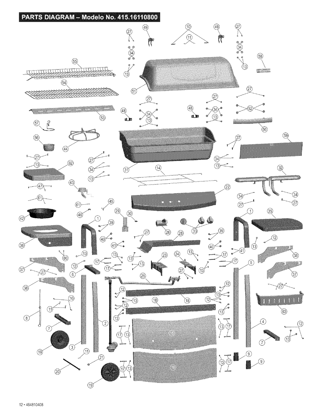 Kenmore 415.161108 manual 12464810408 