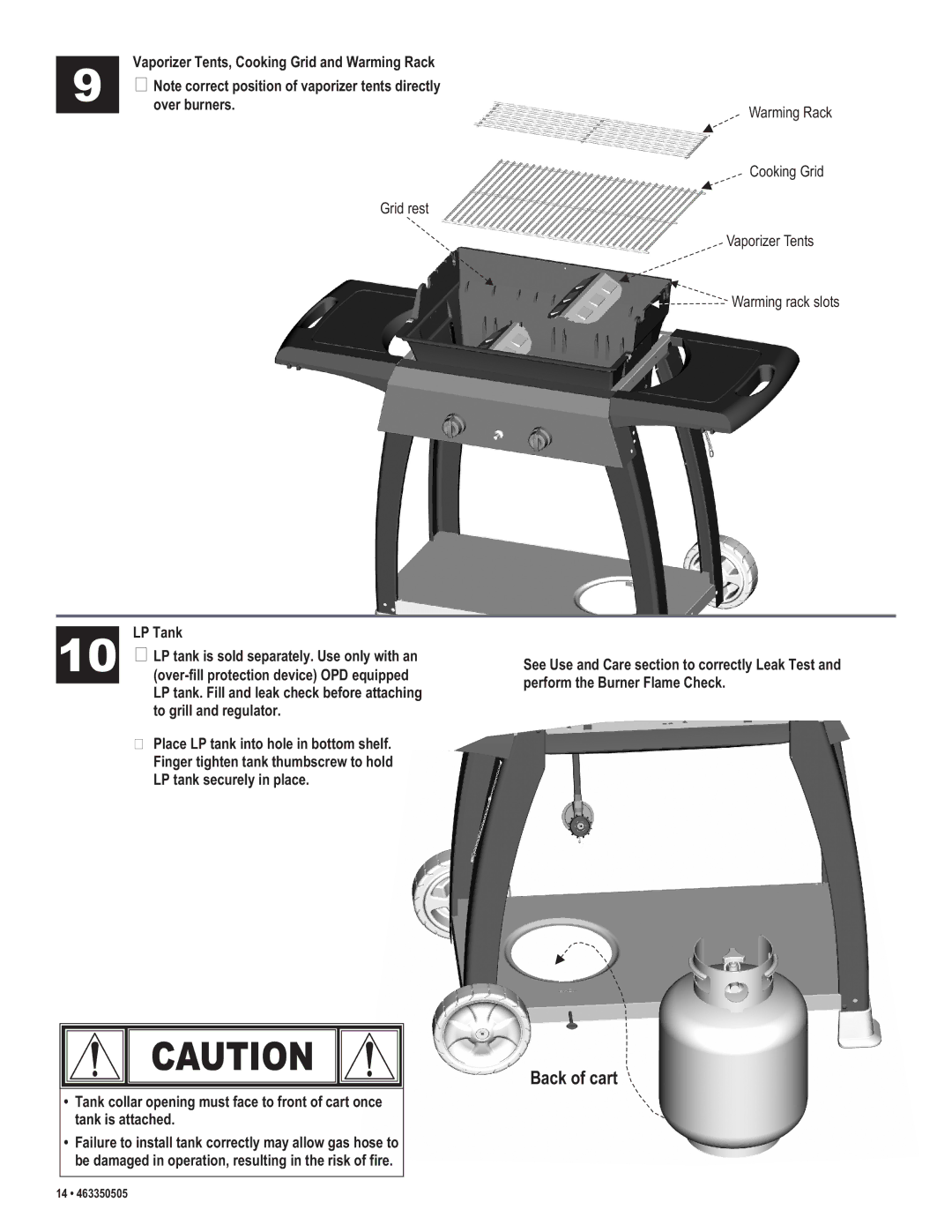 Kenmore 415.162090 manual Back of cart 