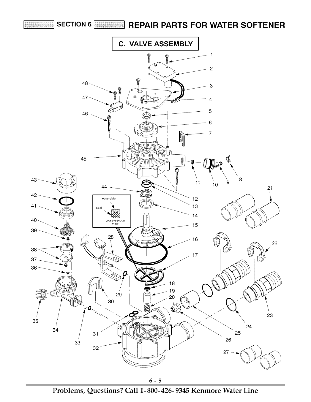 Kenmore 425 owner manual XN14, Valve Assembly 