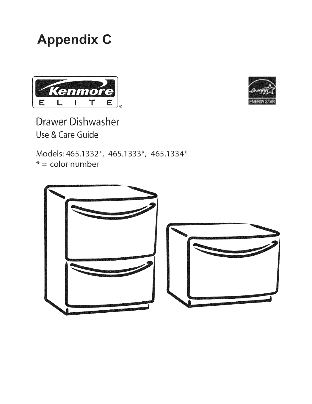 Kenmore 465.1332, 465.1333, 465.1334 manual Appendix C 