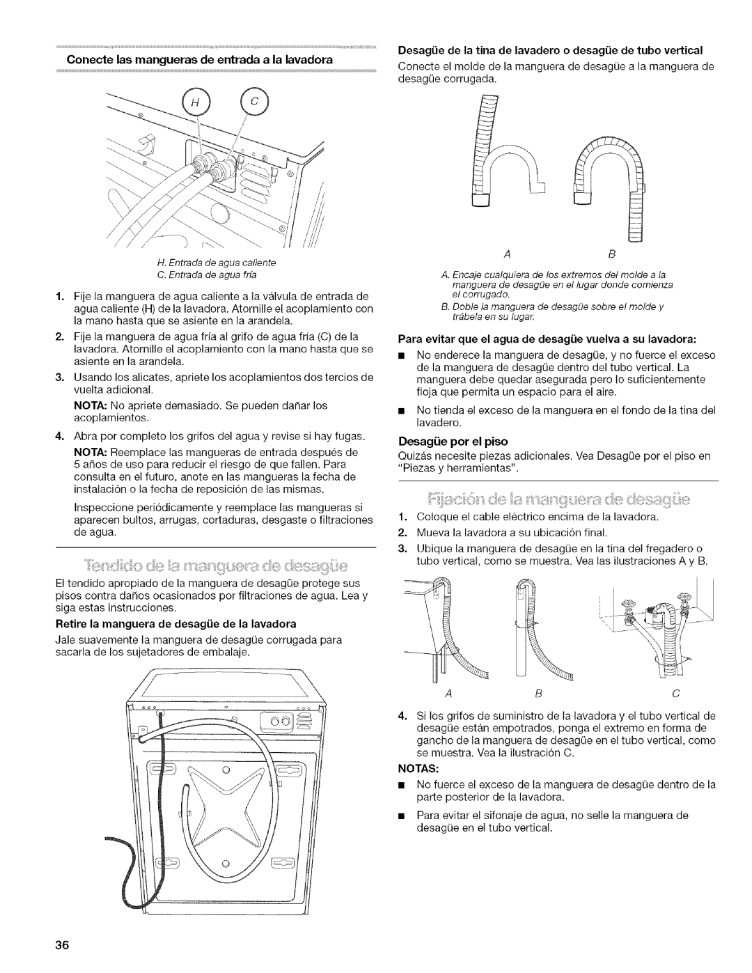 Kenmore 4753 manual Notas 