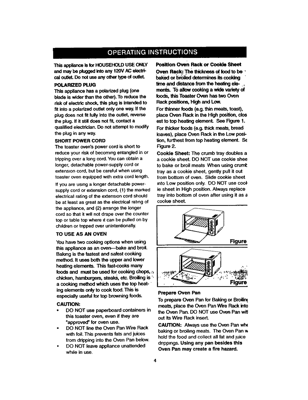 Kenmore 48449 owner manual ThisapplianceislorHOUSEHOLDONLY, To USE AS AN Oven 