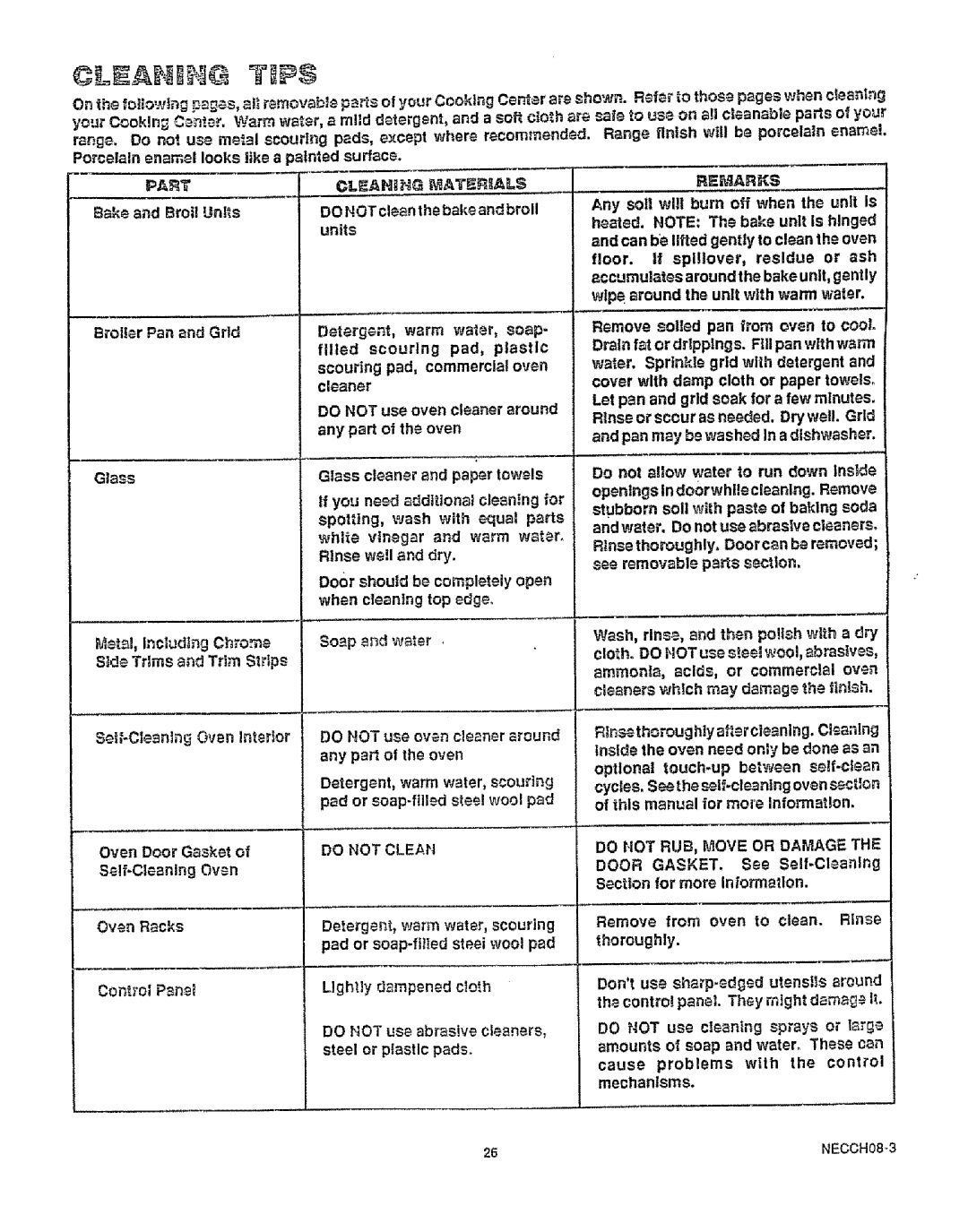 Kenmore 49425, 49429 manual Re,Ark$, Do not Clean, Do HOT RUB, Move or Damage 