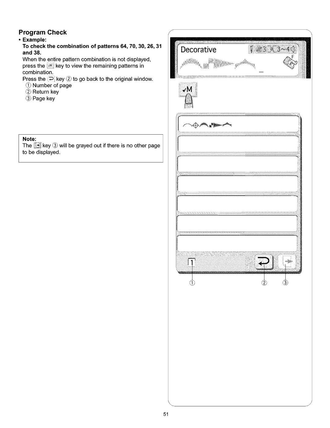 Kenmore 38, 519, 200, 010 owner manual Program Check 