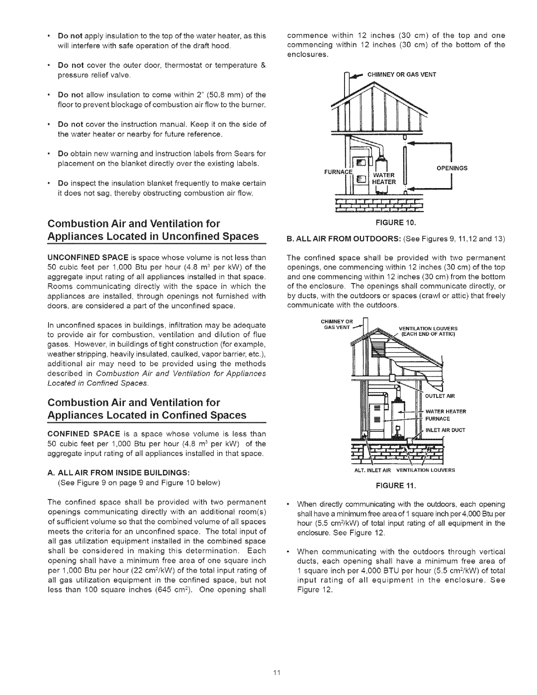 Kenmore 334, 530 owner manual Allair from Inside Buildings 