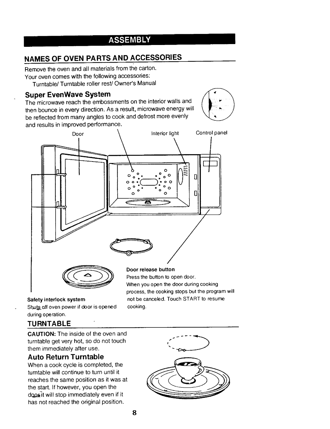 Kenmore 565.68420, 565.68421, 565.68301, 565.68300 owner manual Super EvenWave System 