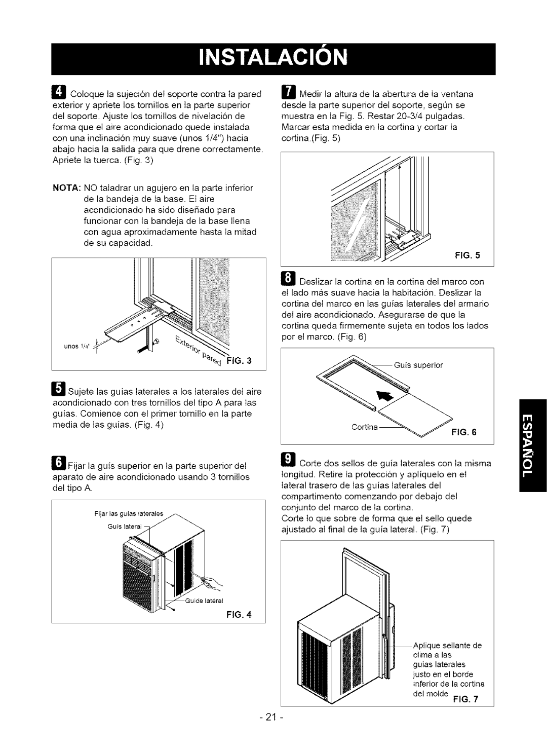 Kenmore 580.75123, 580. 75063 owner manual Guidelateral 