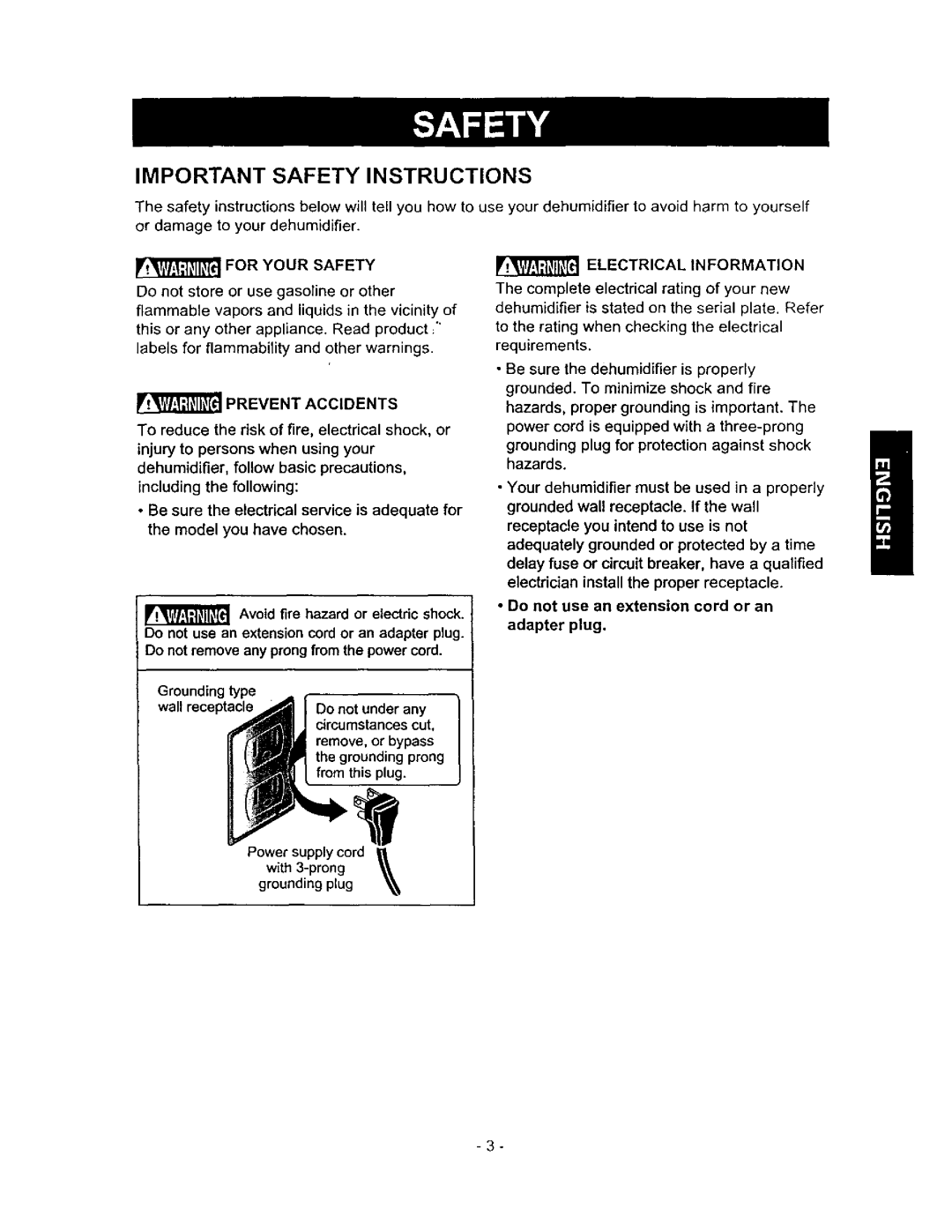 Kenmore 580.5145 owner manual Important Safety Instructions, For Your Safety 