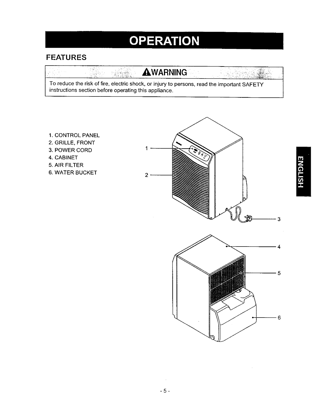 Kenmore 580.5145 owner manual Awarning 