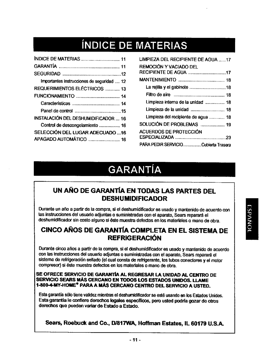 Kenmore 580.53509, 580.53701 owner manual Refrigeracion, DE Agua, MY-HOME Para a MAS Cercano Centro DEL Servicio a Usted 