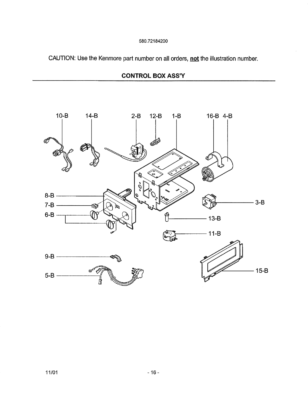 Kenmore owner manual 580.72184200 