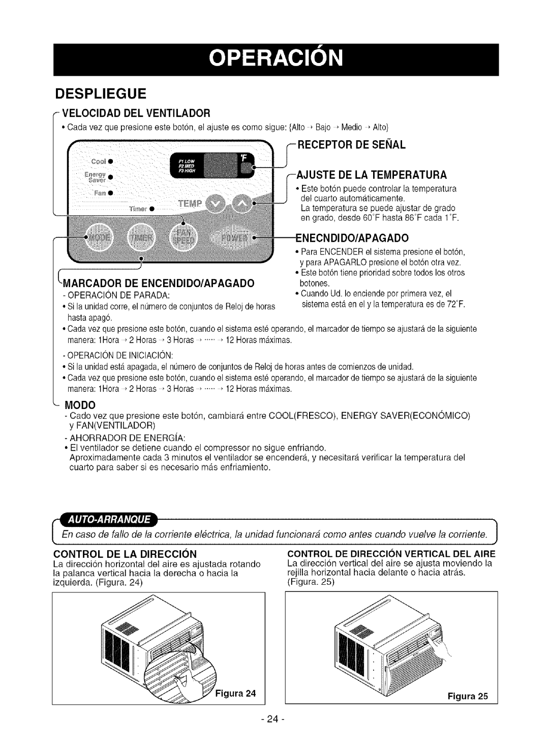 Kenmore 580.75281 owner manual Despliegue 