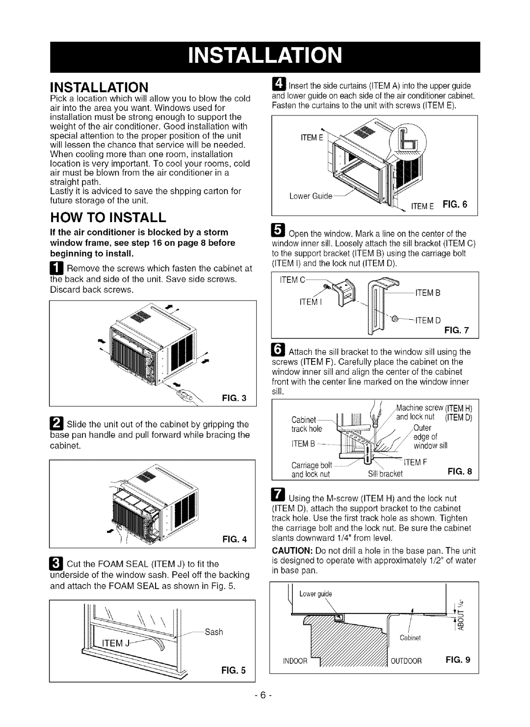 Kenmore 580.75281 owner manual Installation, HOW to Install 