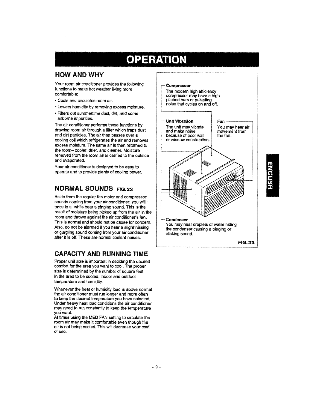 Kenmore 580.76t 00, 580.76100 manual HOW and WHY, Capacity and Running Time 