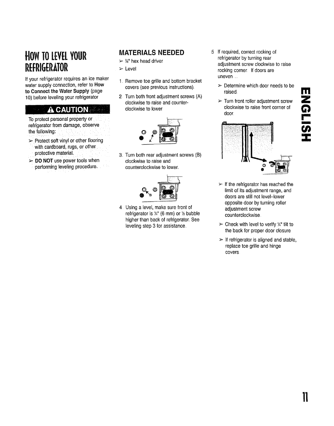 Kenmore 596.53462300 manual Hex heeddriver Lever 