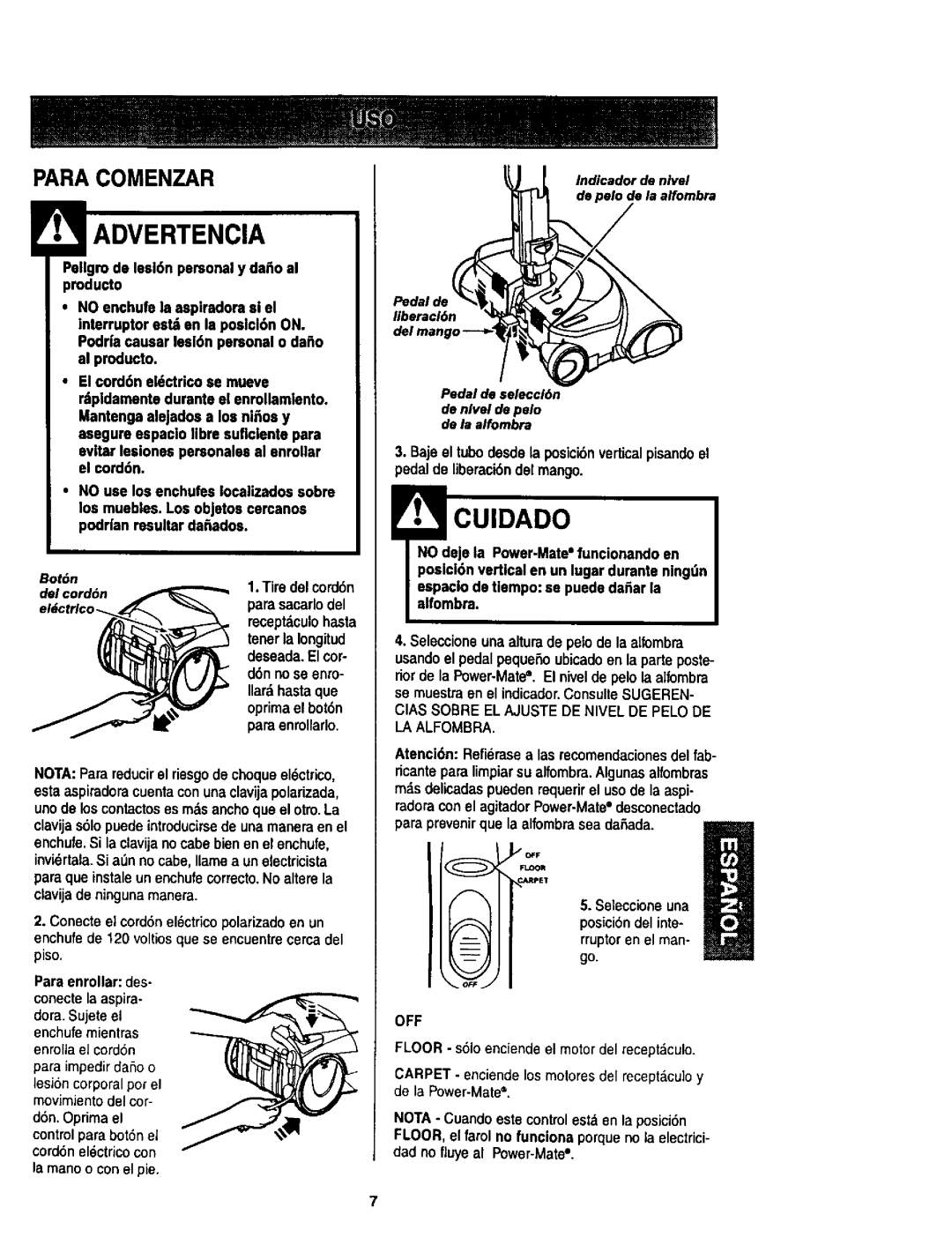 Kenmore 624, 614 owner manual Para Comenzar 