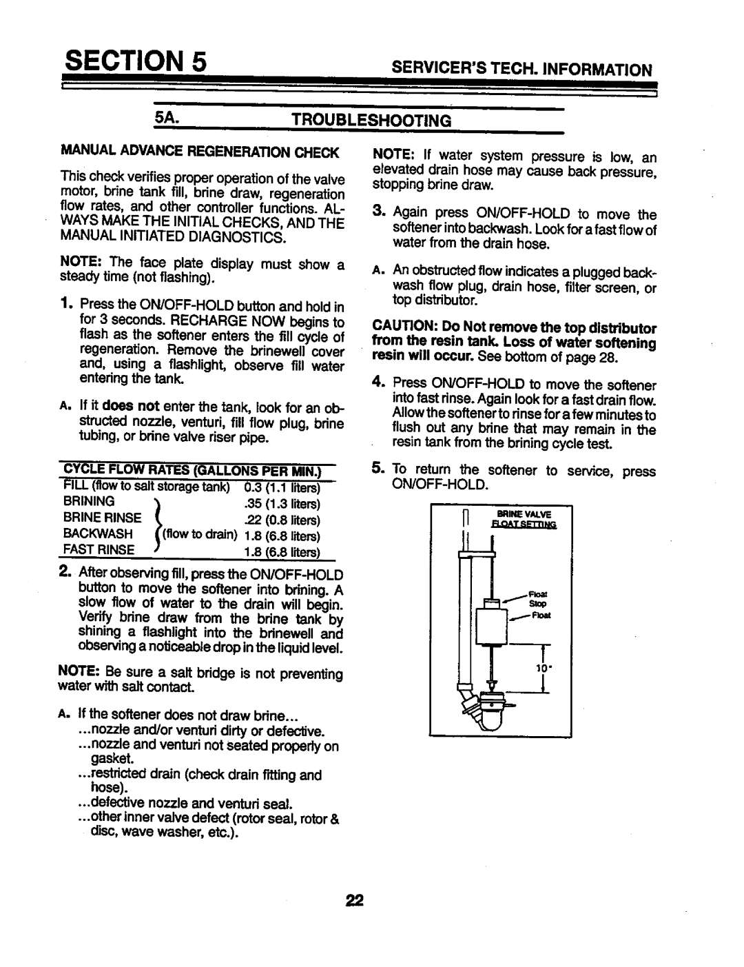 Kenmore 625.34846 warranty Serv,Cerstechi.For. .Ation, Manual Advance Regeneration Check 