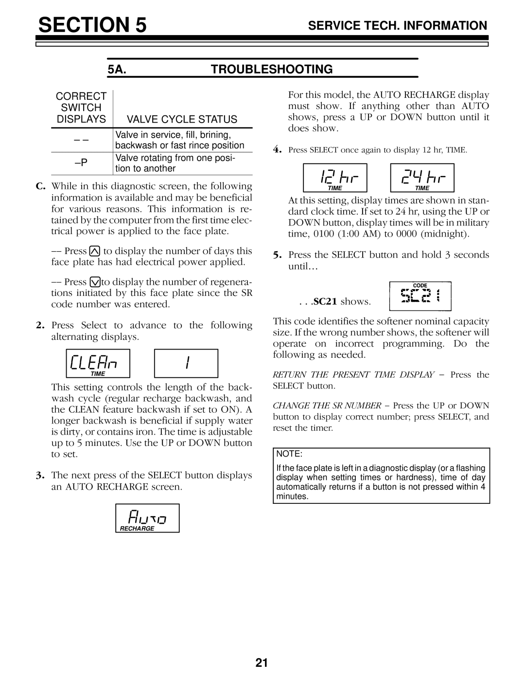 Kenmore 625.348460 owner manual Correct Switch Displays Valve Cycle Status, ± ± 