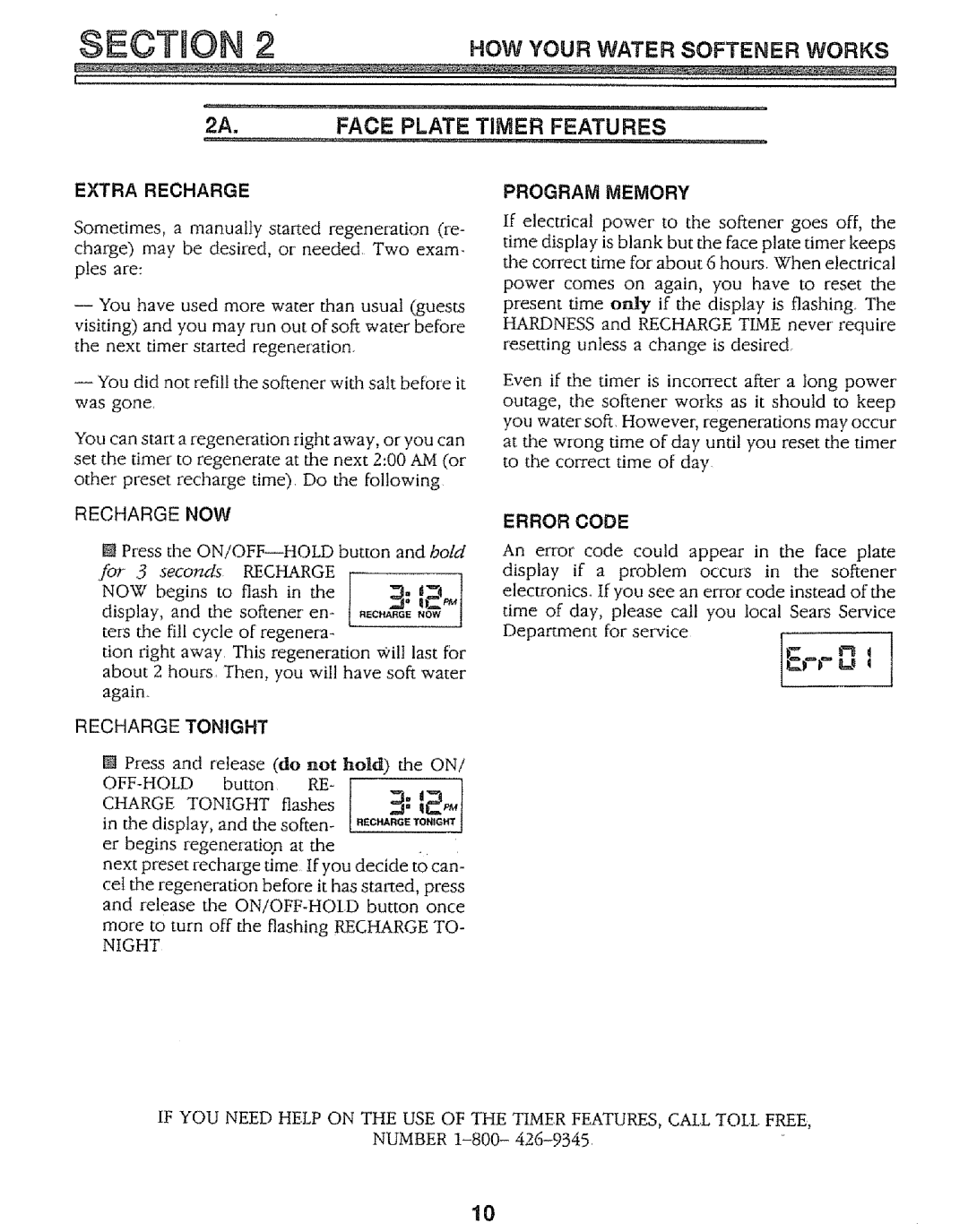 Kenmore 625.34847 warranty Recharge NOW, Rechargetonight 