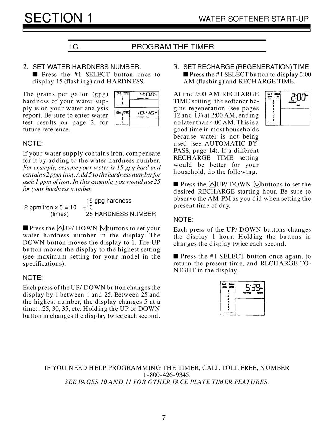 Kenmore 625.3485500, 625.3485400 owner manual SET Water Hardness Number 