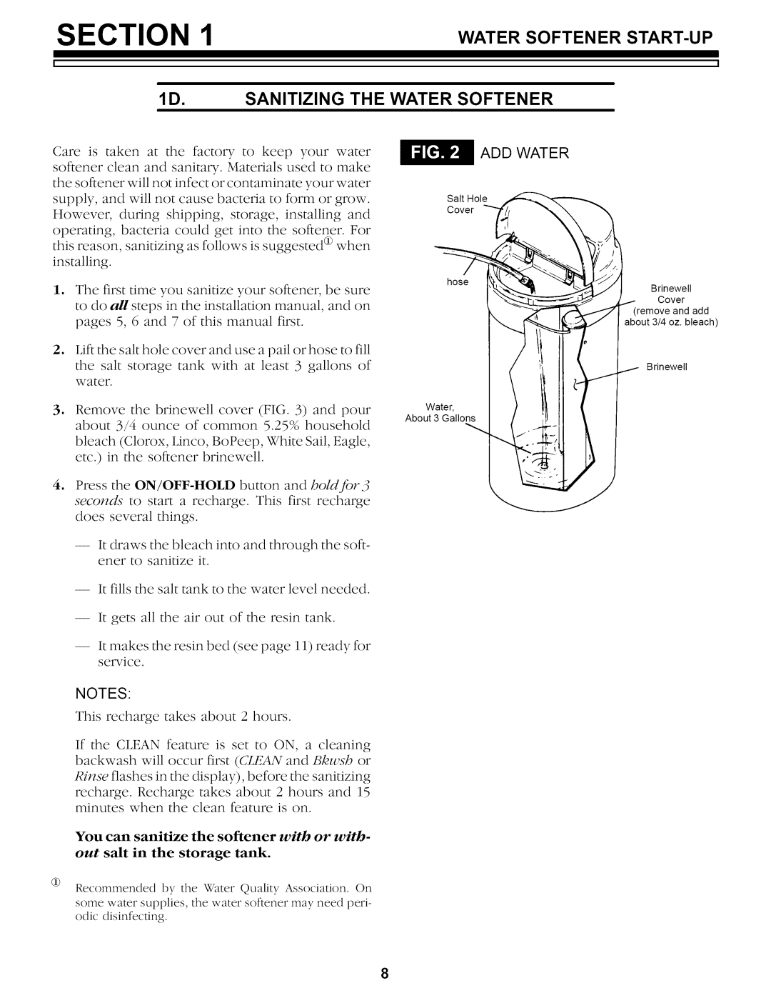 Kenmore 625.34859, 625.34857 owner manual ADD Water 