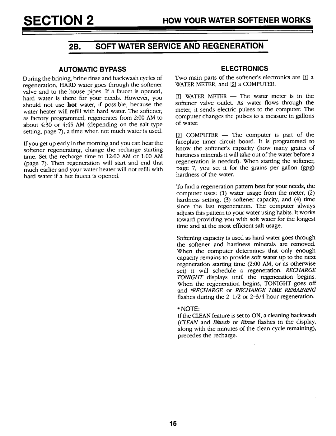 Kenmore 625.34867 owner manual Automatic Bypass, Electronics 