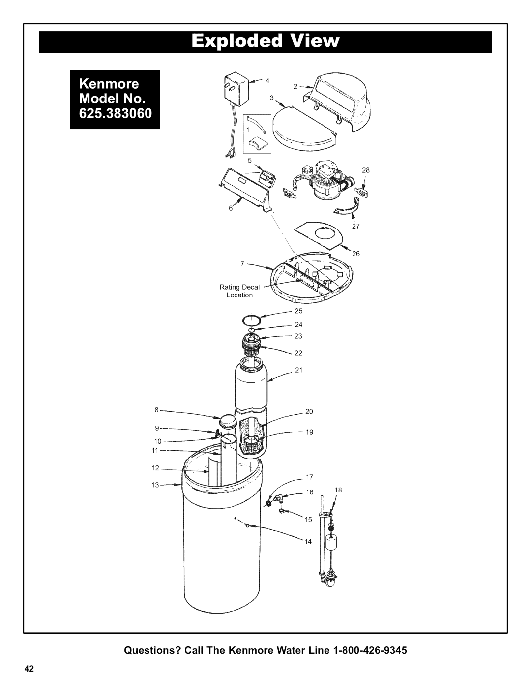 Kenmore 625.38306 owner manual LiO 