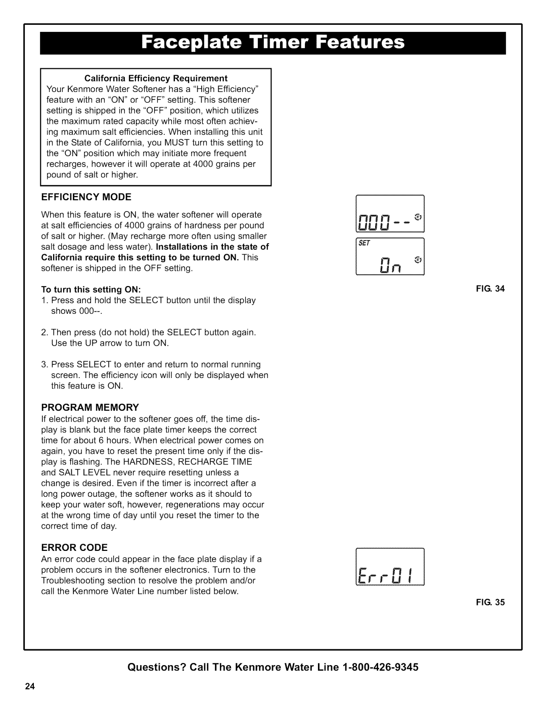 Kenmore 625.38306 owner manual Nun @ 