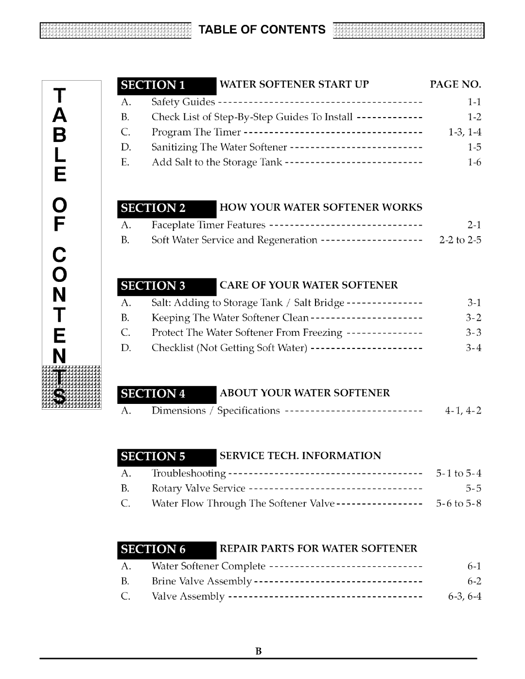 Kenmore 625.38818, 625.38817 owner manual HOW Your Water Softener Works 