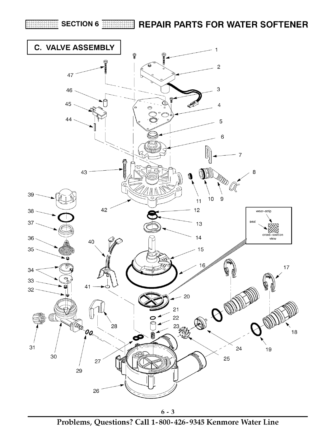 Kenmore 625.38817, 625.38818 owner manual Valve Assembly, 2419 