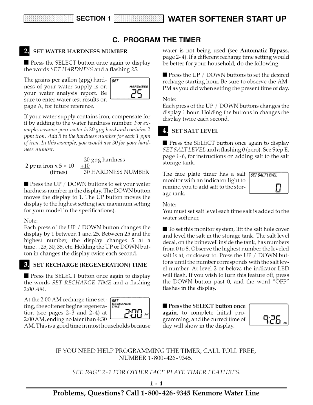 Kenmore 625.38818, 625.38817 owner manual Program the Timer, 111 