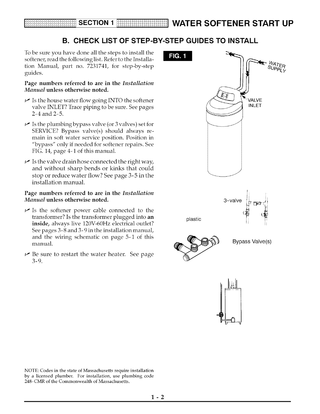 Kenmore 625.38825 owner manual Check List of STEP-BY-STEP Guides to Install, Plastic 