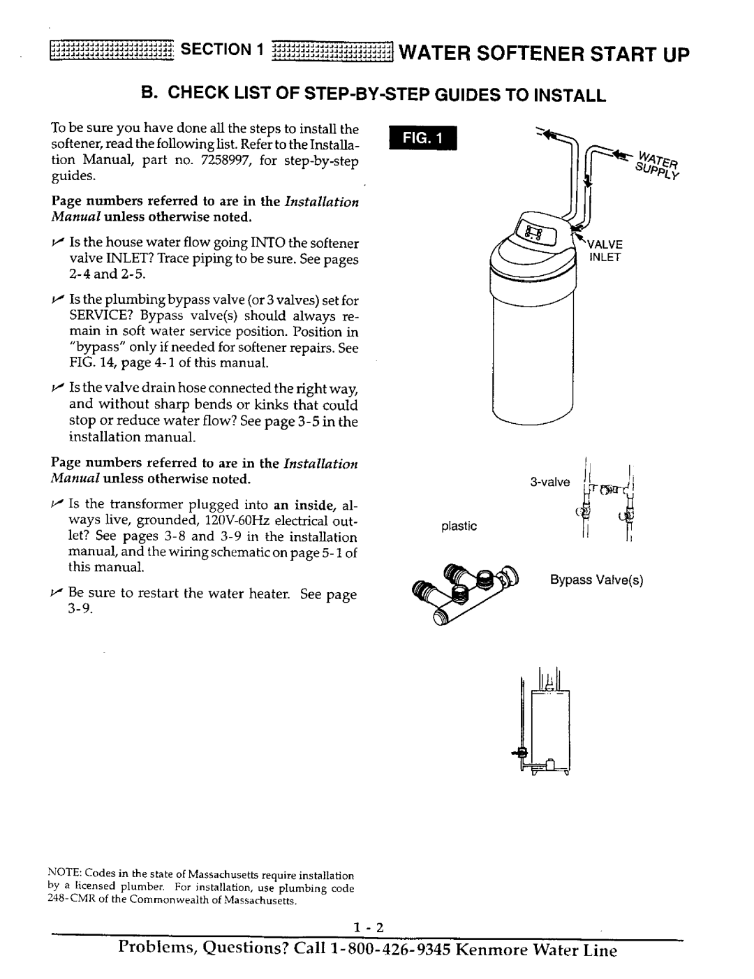 Kenmore 625.38827, 625.38826 Check List of STEP-BY-STEP Guides to Install, Numbers Referred, Unless Otherwise, Inside, Out 