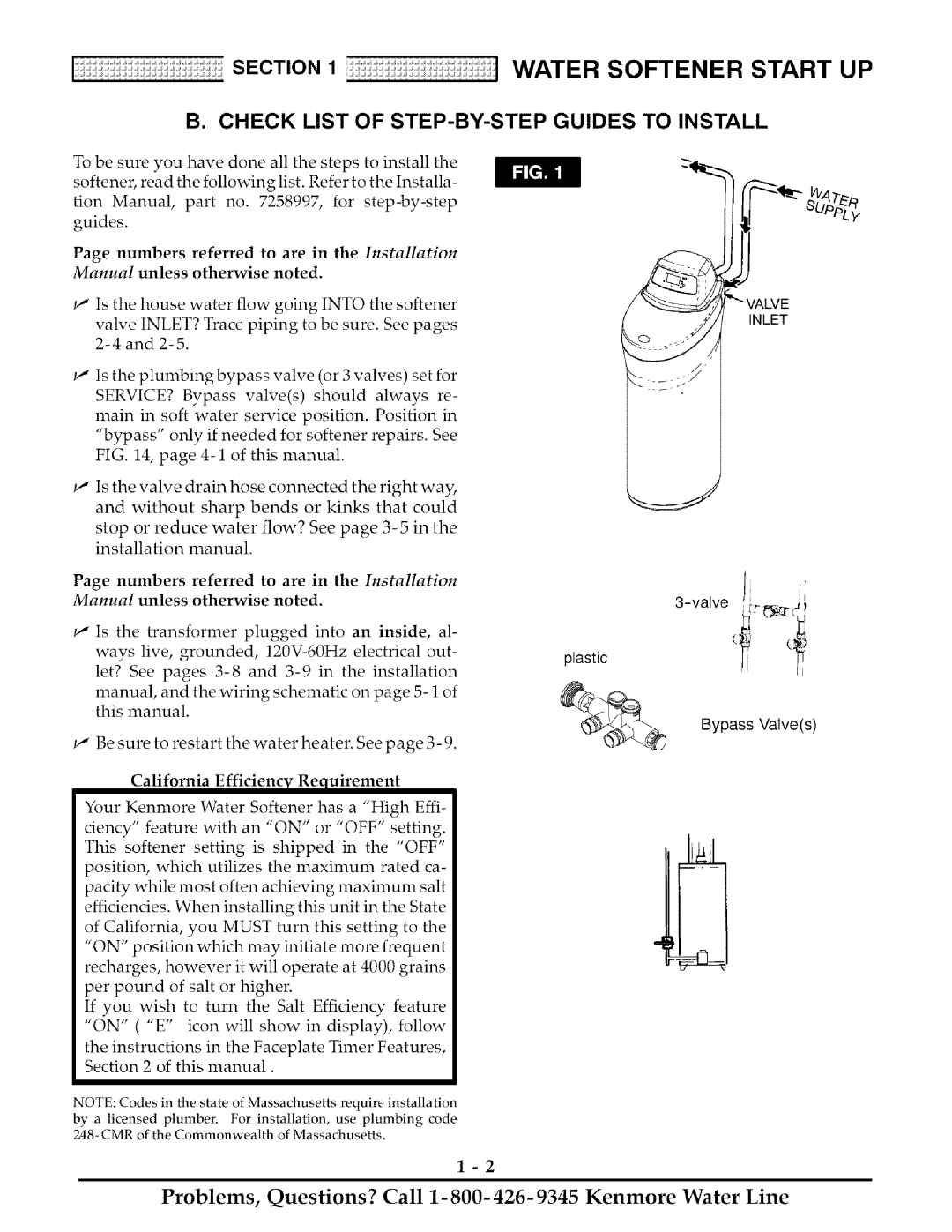 Kenmore 625.38888 Check List of STEP-BY-STEP Guides to Install, Manual unless otherwise noted, To are, Unless Otherwise 