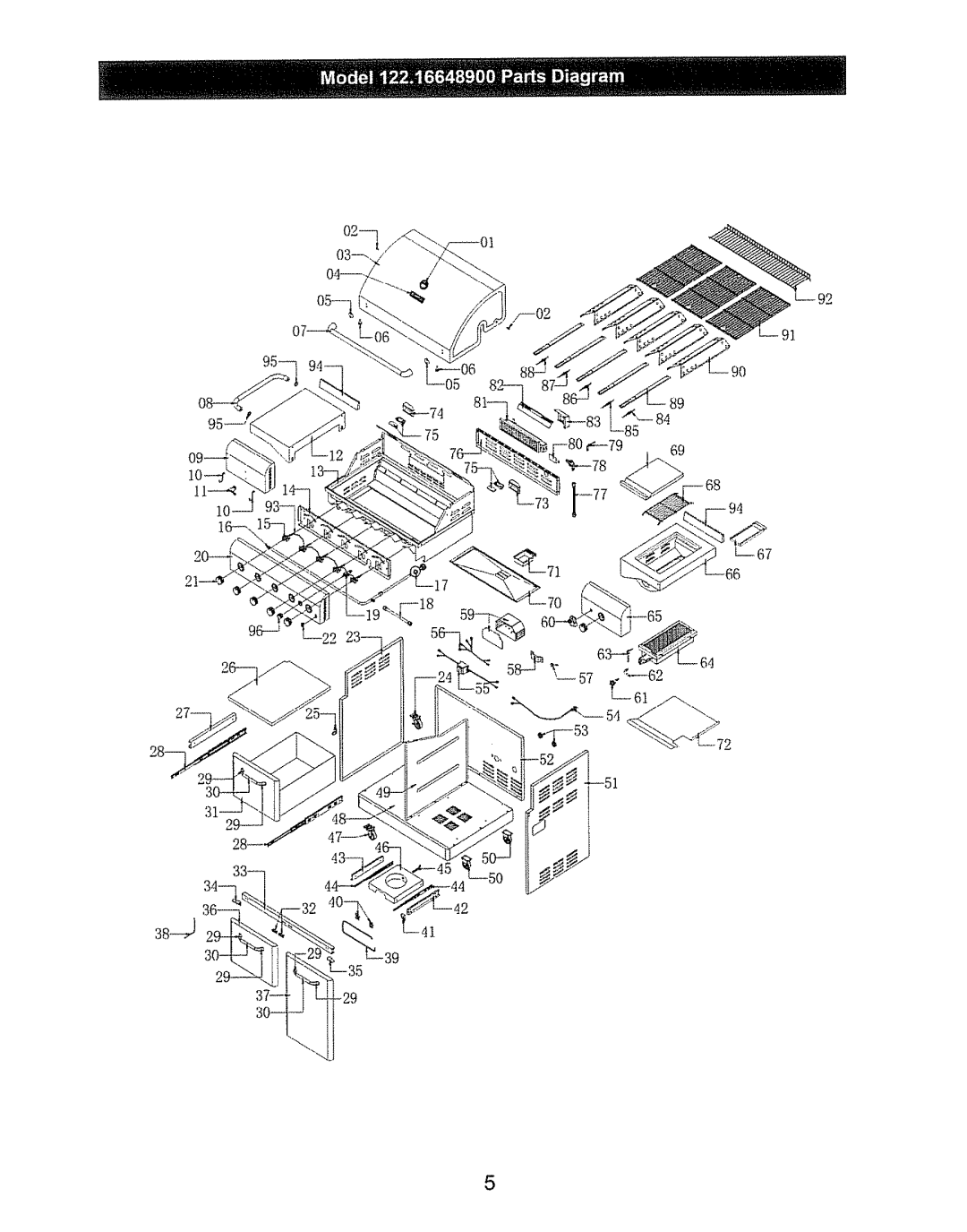 Kenmore 122.166489, 640-82960819-9 owner manual 06 O5 