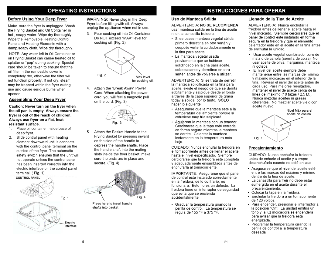 Kenmore 69298 owner manual Operating Instructions Instrucciones Para Operar 