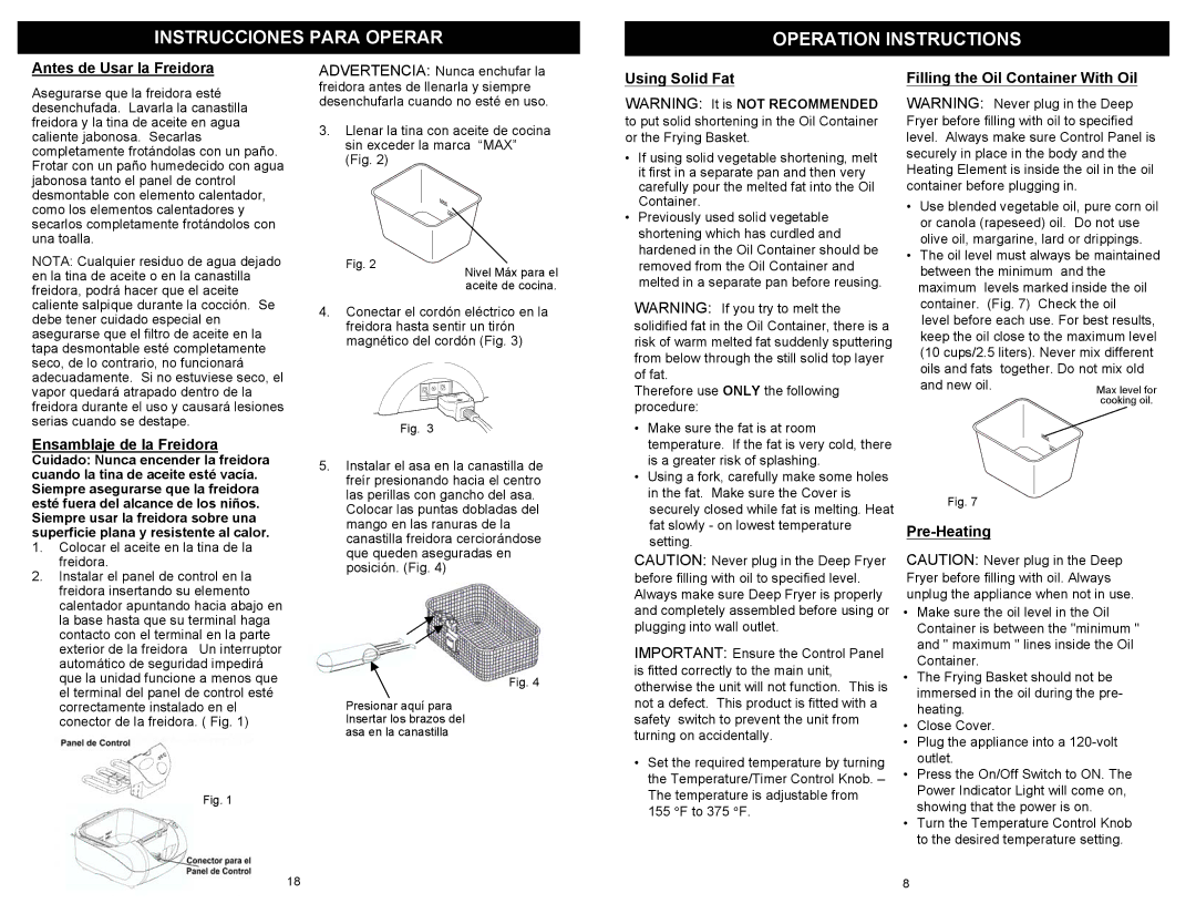 Kenmore 69298 owner manual Instrucciones Para Operar Operation Instructions 