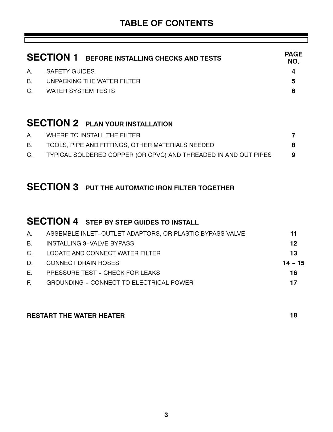 Kenmore 7146611 installation manual Section 