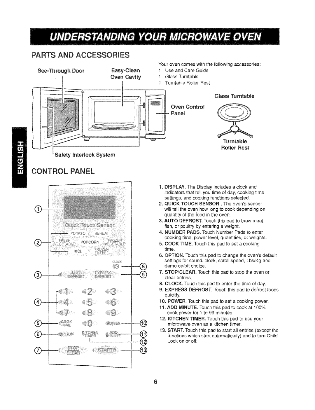 Kenmore 721.61282, 721.61289 manual Parts and Accessories 