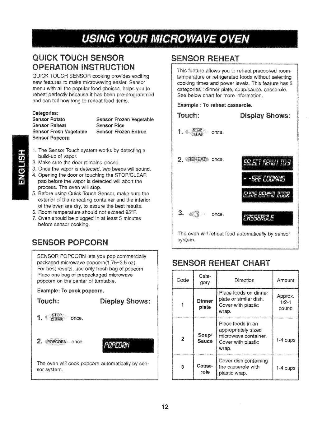 Kenmore 721.61282, 721.61289 manual Operation iNSTRUCTiON 