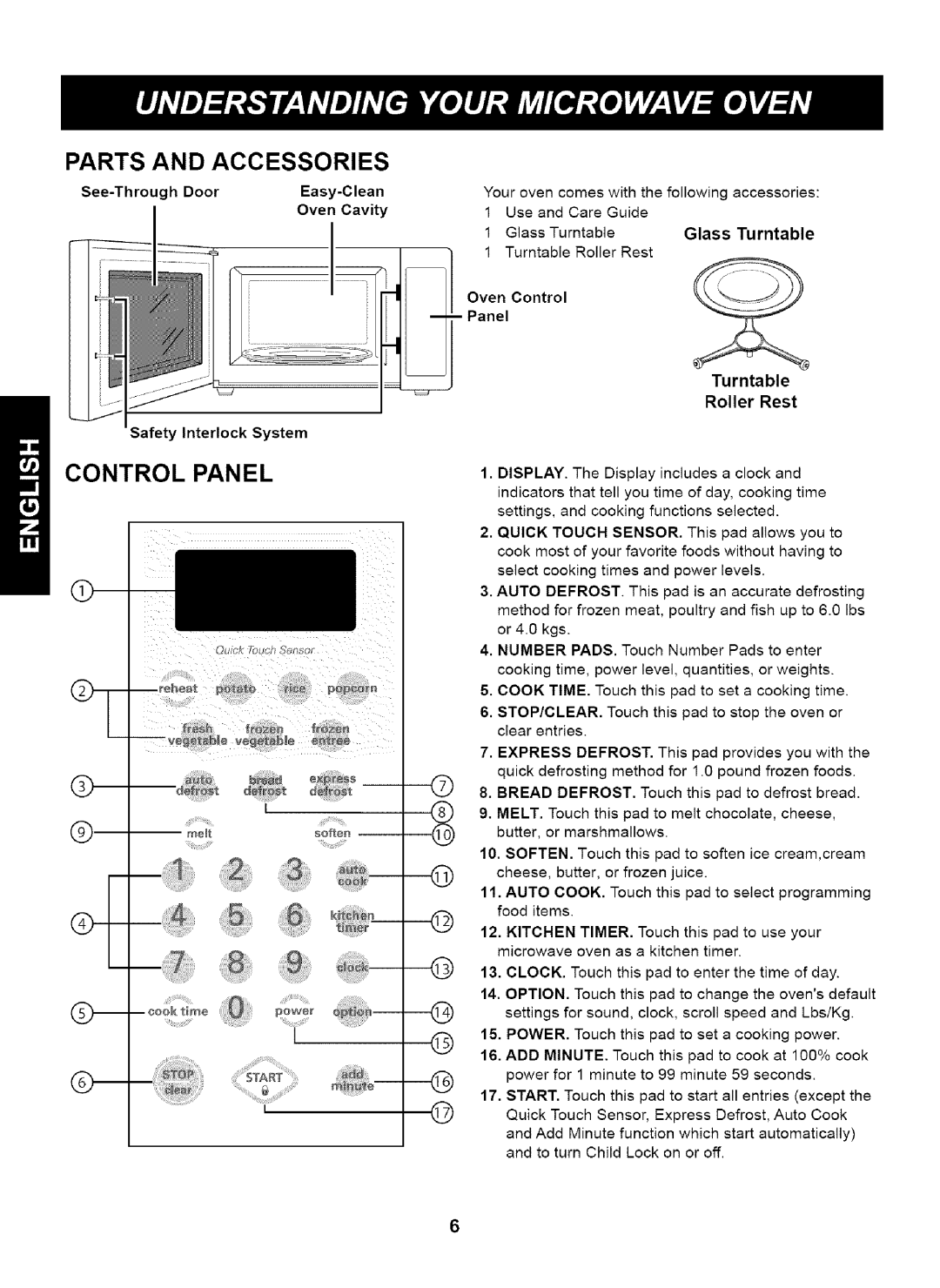 Kenmore 721.63263 manual Parts and Accessories, Panel, Safety Interlock System 