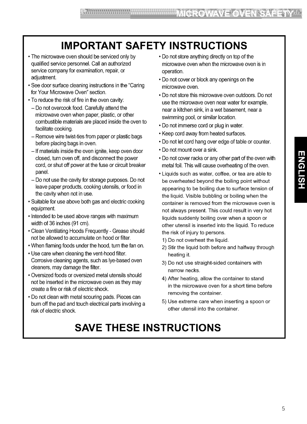 Kenmore 721.64684, 721.64689, 721.64682, 721.64683 manual Important Safety Instructions 