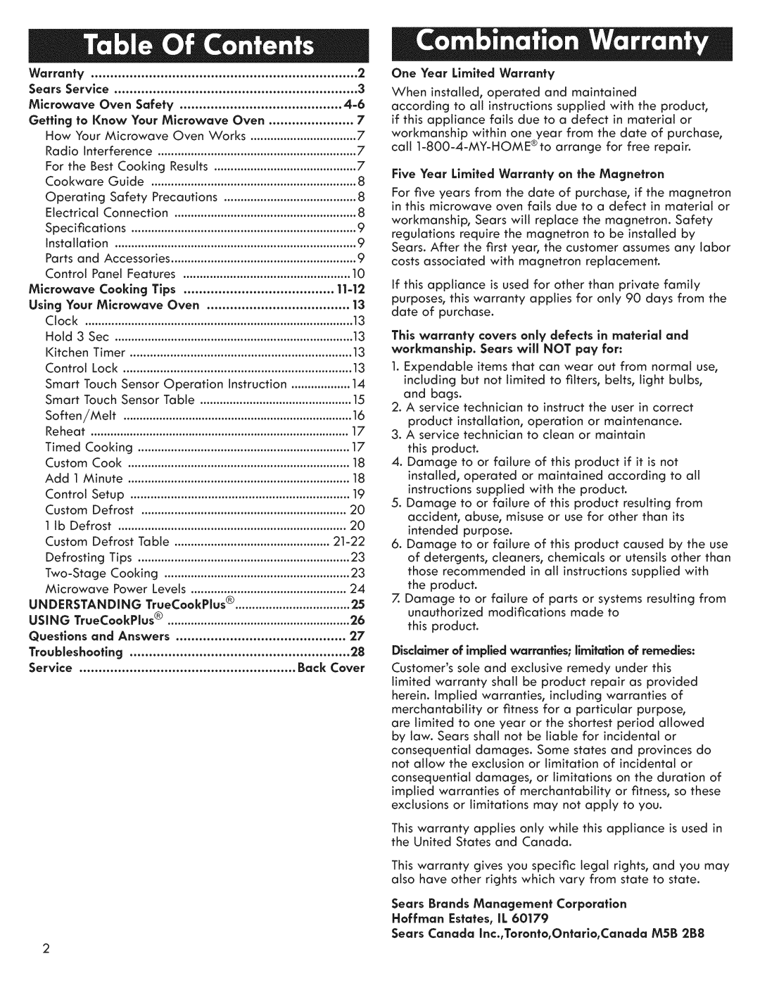 Kenmore 721.7915 manual Understanding, Using 